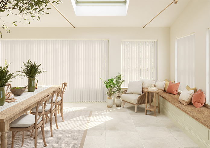 Toulouse (Blackout), Textured Brown - Vertical Blind - Image 8